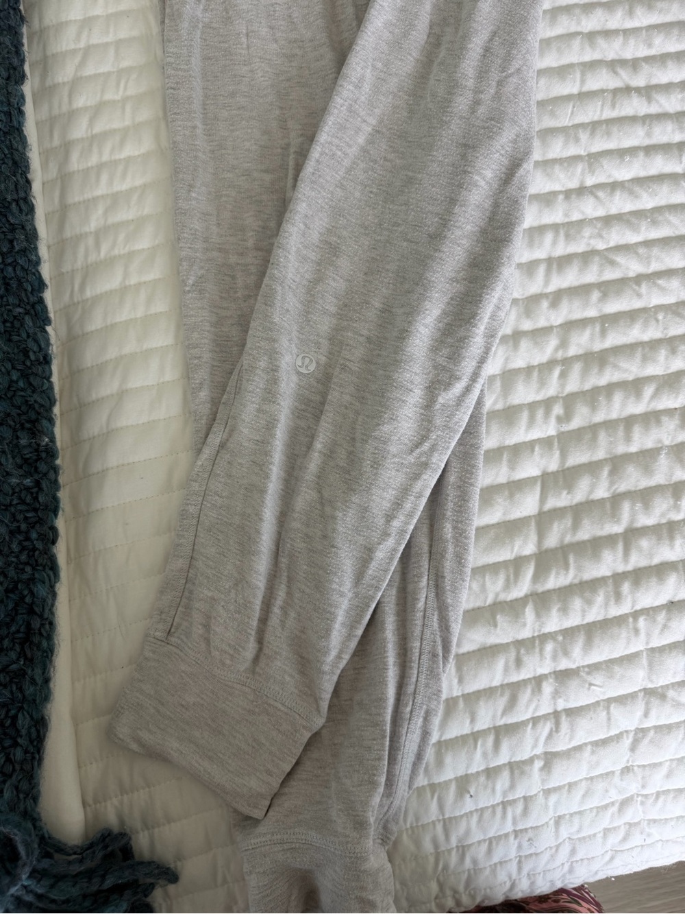 lululemon athletica Light Gray Long-Sleeve Cozy joggers